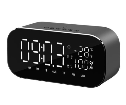 Radio i budzik AKAI RADIOBUDZIK AKAI ABTS-S2BK Czarny #